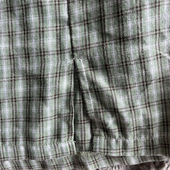 Princess Polly Green and White Mini Slit Skirt - Picture 5 of 10